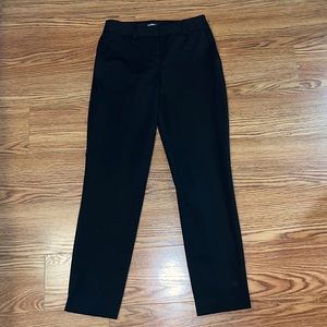 Express Columnist Pants- mid rise/ankle size 0R in black